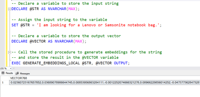 VECTOR SEARCH ON ONPREMISE SQL SERVER – Ömer Çolakoğlu